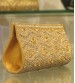 Yellow Gold Women Party Clutch